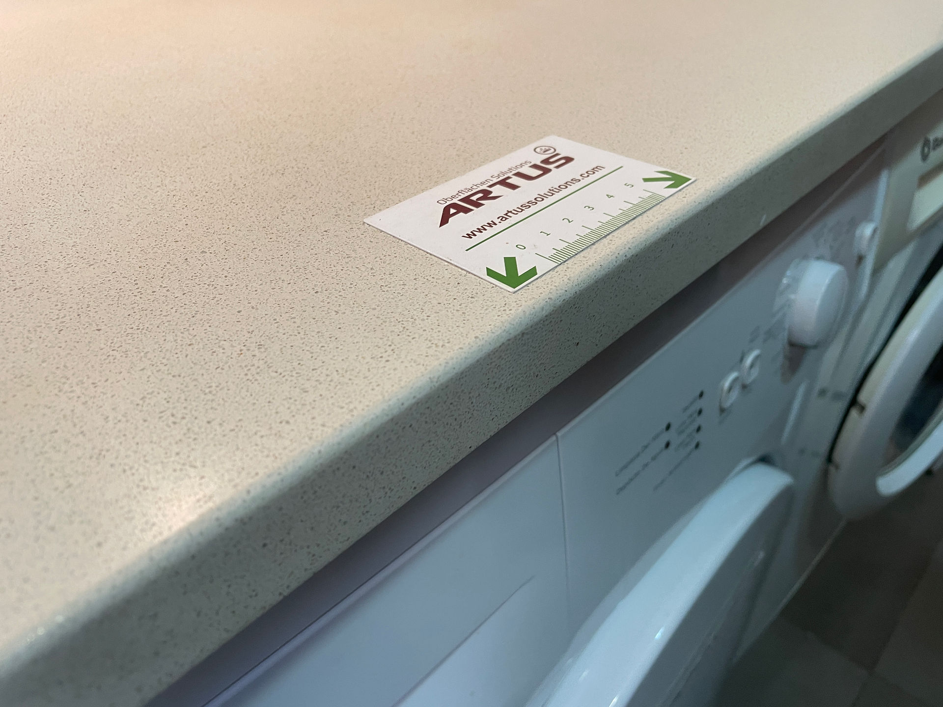 Reparació escampat taulell de Silestone