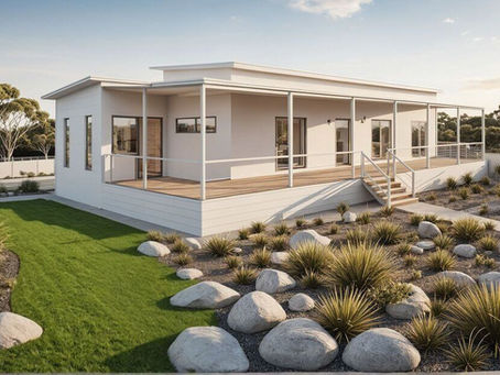 Ridgewood - Render of a Modular Home by Adapt Modular Homes built by Campbell Construction Co