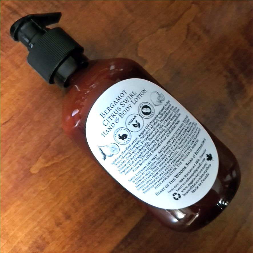 Thumbnail: Bergamot Citrus Swirl Argan Hand & Body Lotion