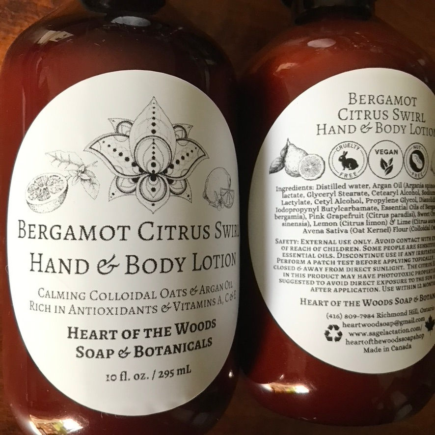 Thumbnail: Bergamot Citrus Swirl Argan Hand & Body Lotion