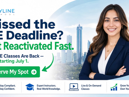 Missed the Real Estate CE Deadline? We Can Help! 2026 Update