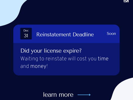 NC Real Estate License Reinstatement