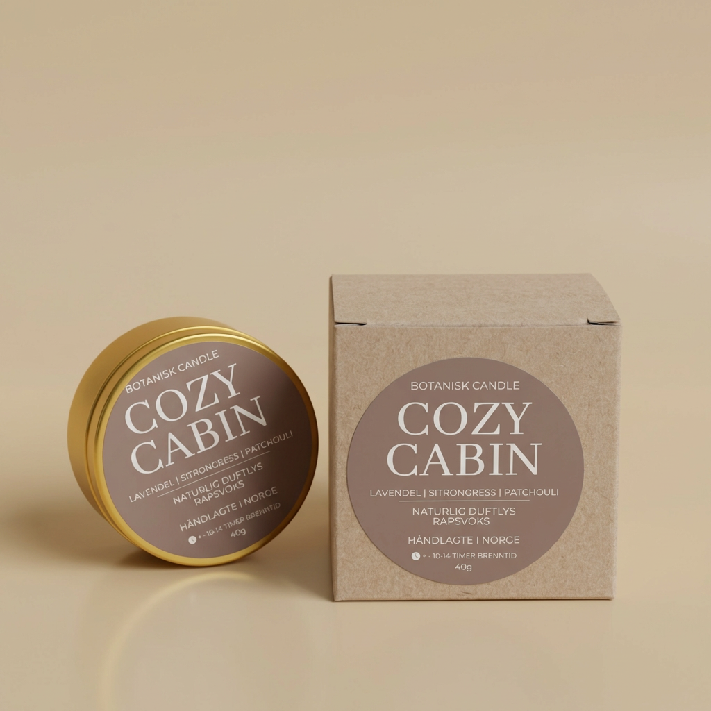 COZY CABIN duftlys 40 g