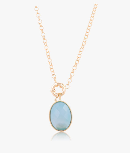 Aurora Blue Quartz Necklaces | pferrarijewelry