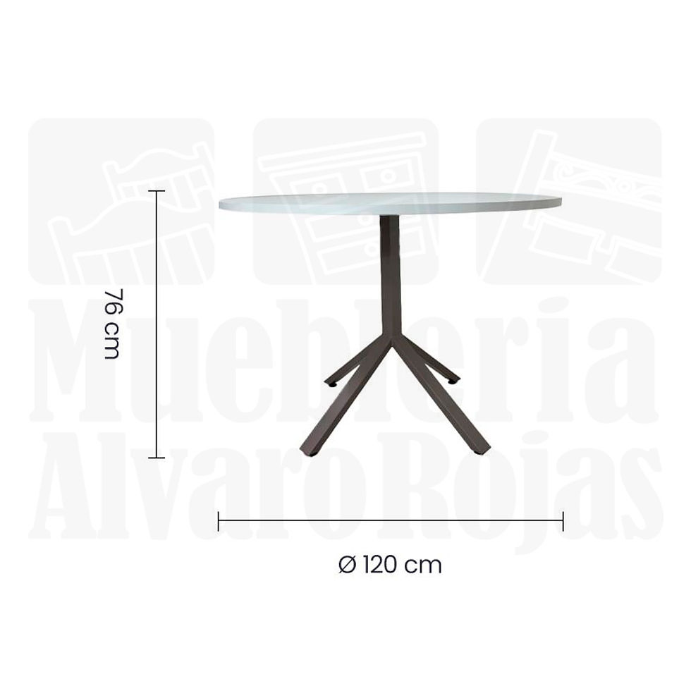 Thumbnail: Mesa de reunión Nexus Ø120 cm