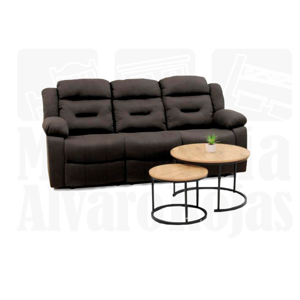 Sillon Reclinable Moka Triple