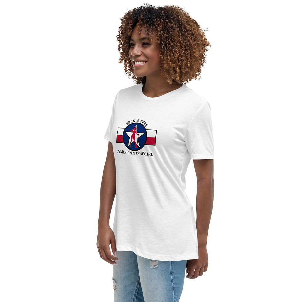 Thumbnail: Wild & Free Cowgirl's Relaxed T-Shirt (Light Colors)