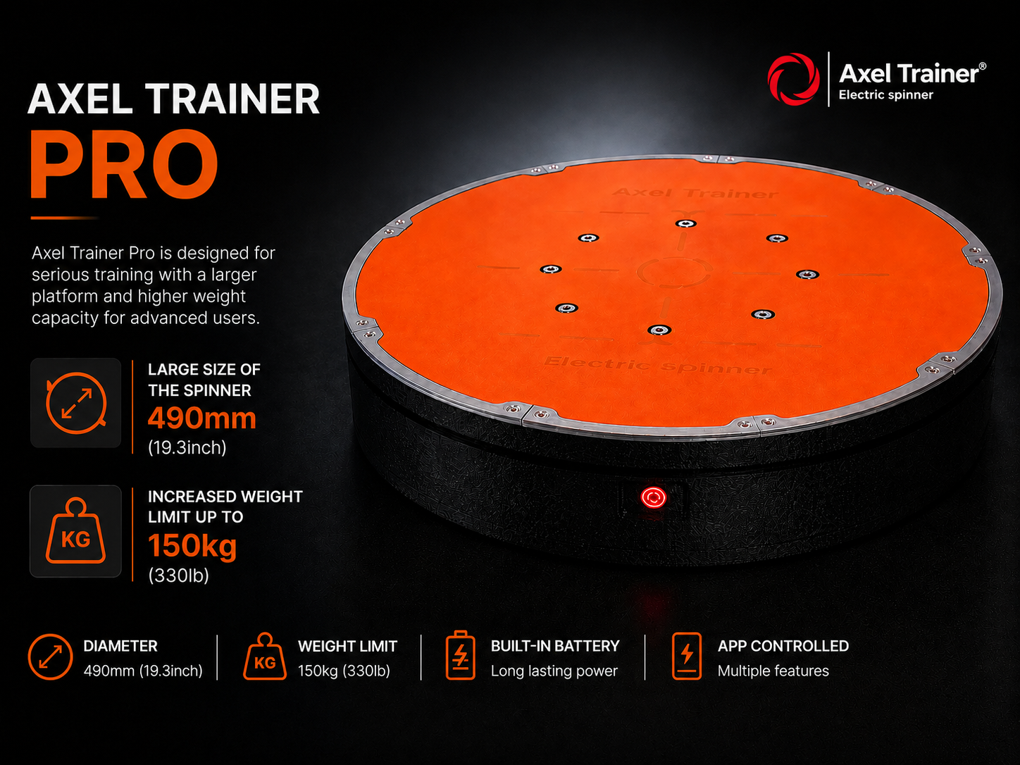 Axel trainer Pro Electric Spinner