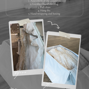 Hey girl… it’s time to get your gown cleaned.
