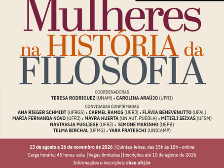 Mulheres na História da Filosofia: Seminário On-line