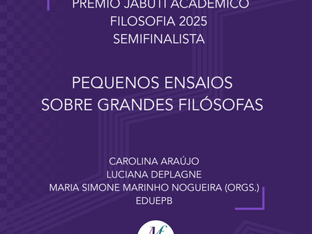 Prêmio Jabuti Acadêmico Filosofia 2025 Semifinalista