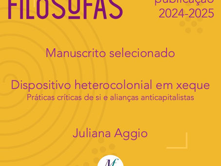 Coleção Filósofas: Manuscrito Selecionado