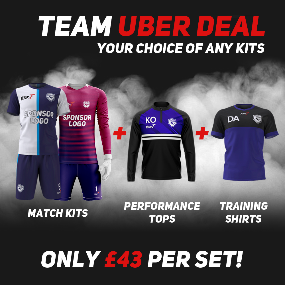 Great value custom football kit bundle