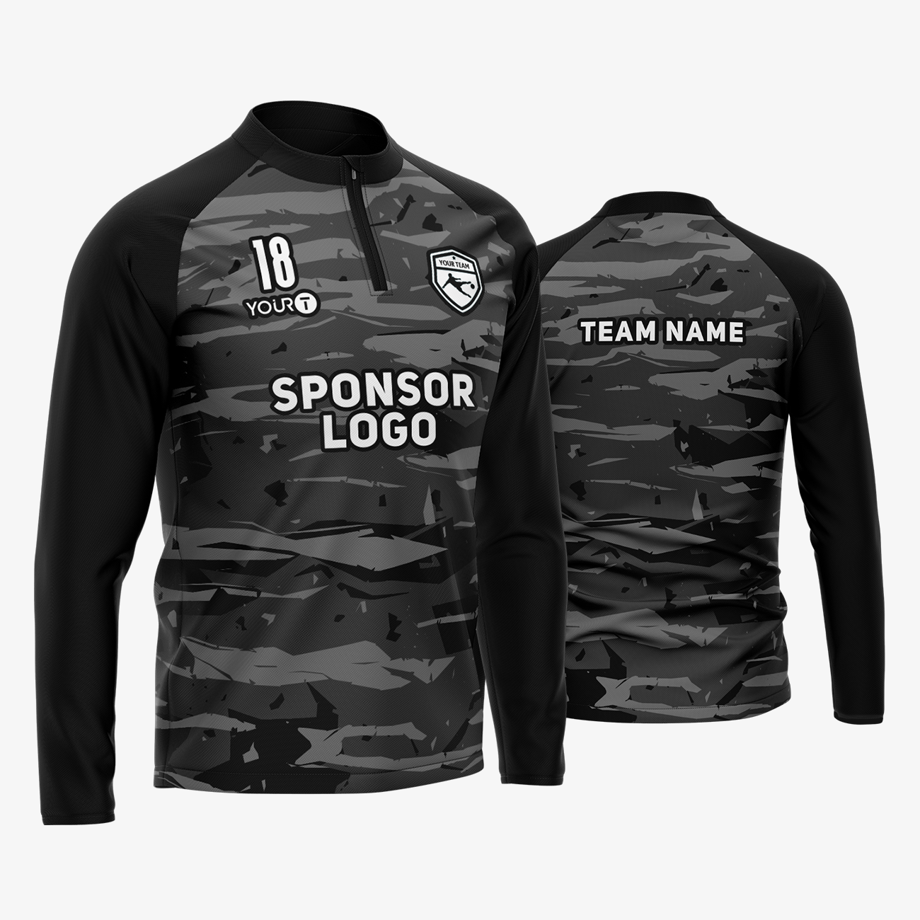 Great value mid-layer football teamwear grassroots