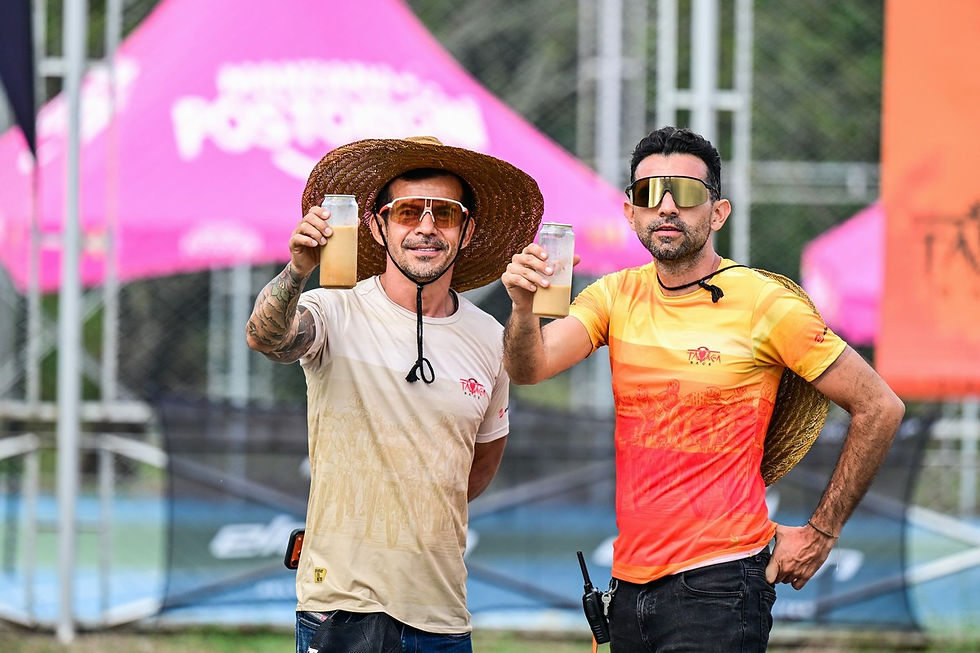 Jorge y Andrés de TATACOA RACE. Se animaron con nosotros y ganaron.