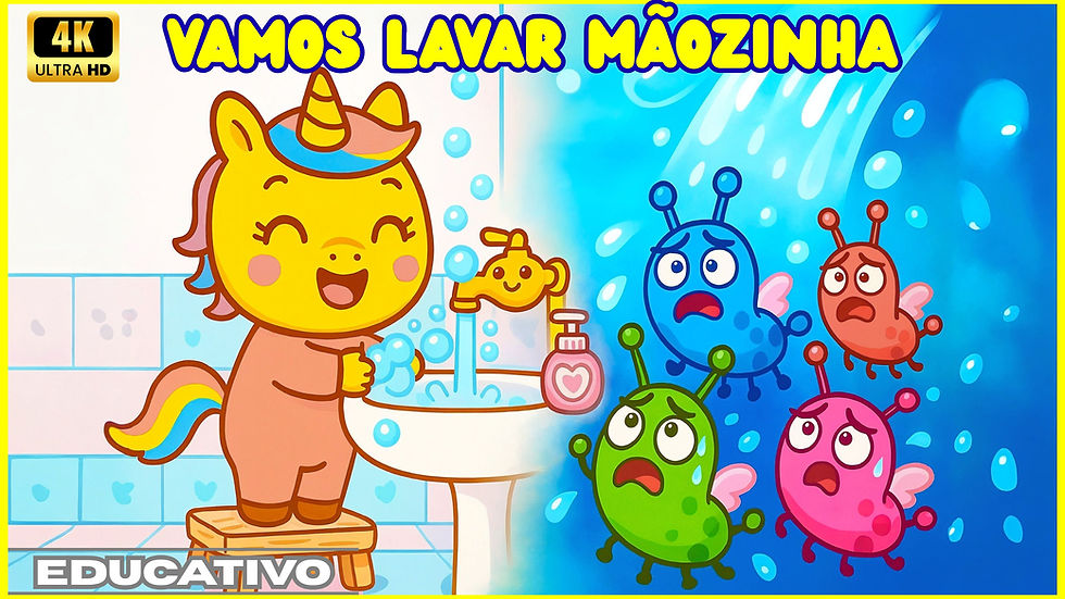 A FÓRMULA MÁGICA DA LIMPEZA! 🧼 Descubra Onde os Bichinhos Invisíveis se Escondem com Unicórnio Pipadinho e Unibaby!