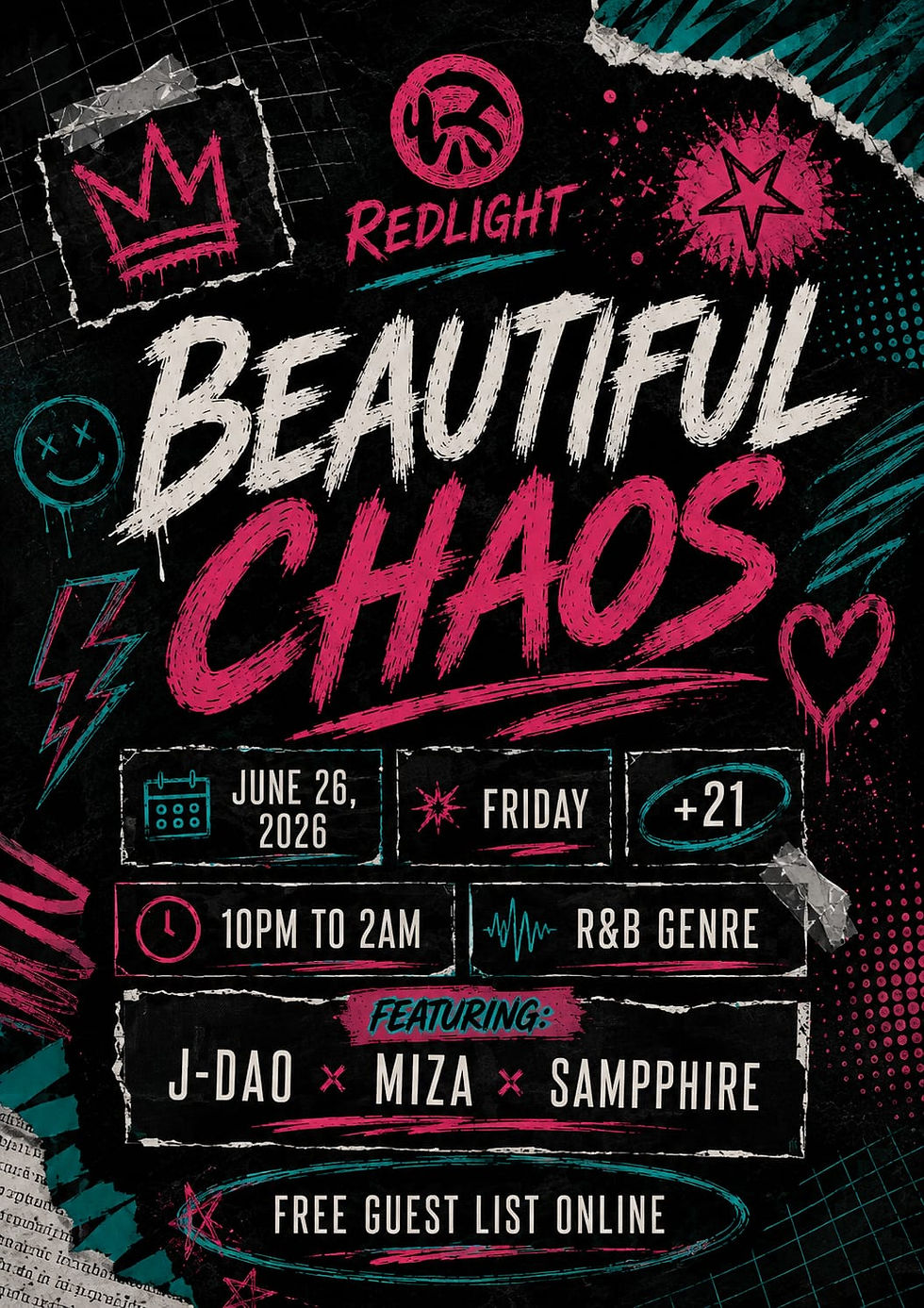 Beautiful Chaos | J-Dao x Miza x Sampphire