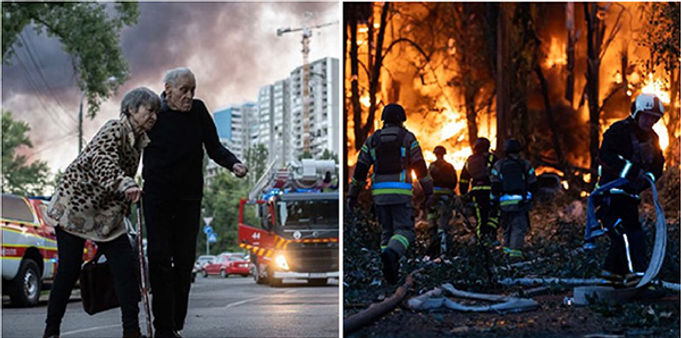Russia attack Ukrainian cities