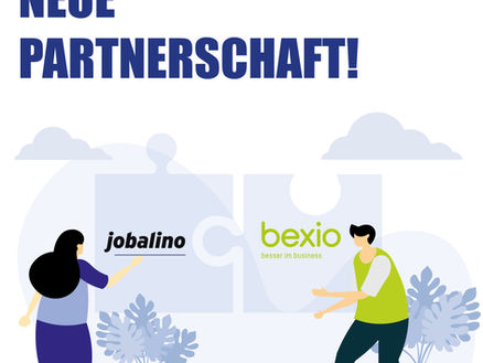 Erfolgreiche Partnerschaft zwischen bexio & jobalino