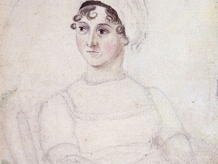 A portrait of Jane Austen