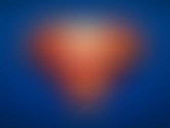 Red and yellow Superman logo with a bold "S" on a blue gradient background, evoking a heroic and powerful mood.