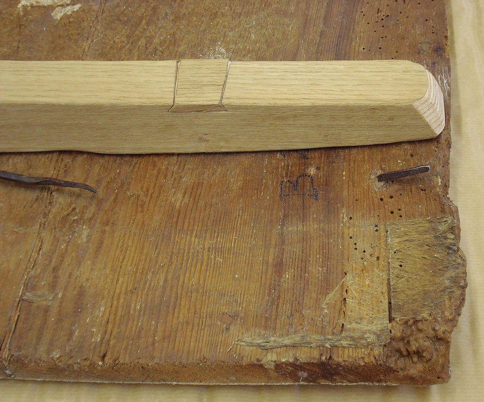Travesaños de madera laminada