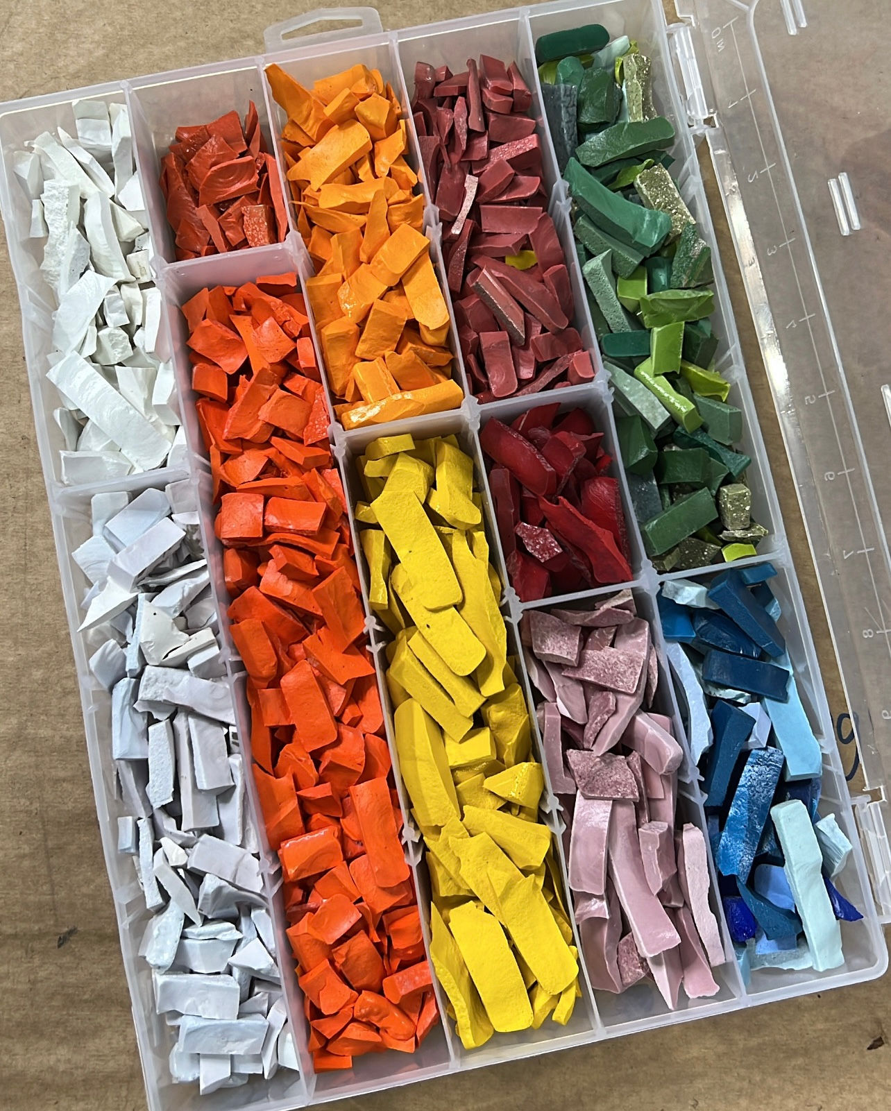 Kit pasta vítrea lascada 