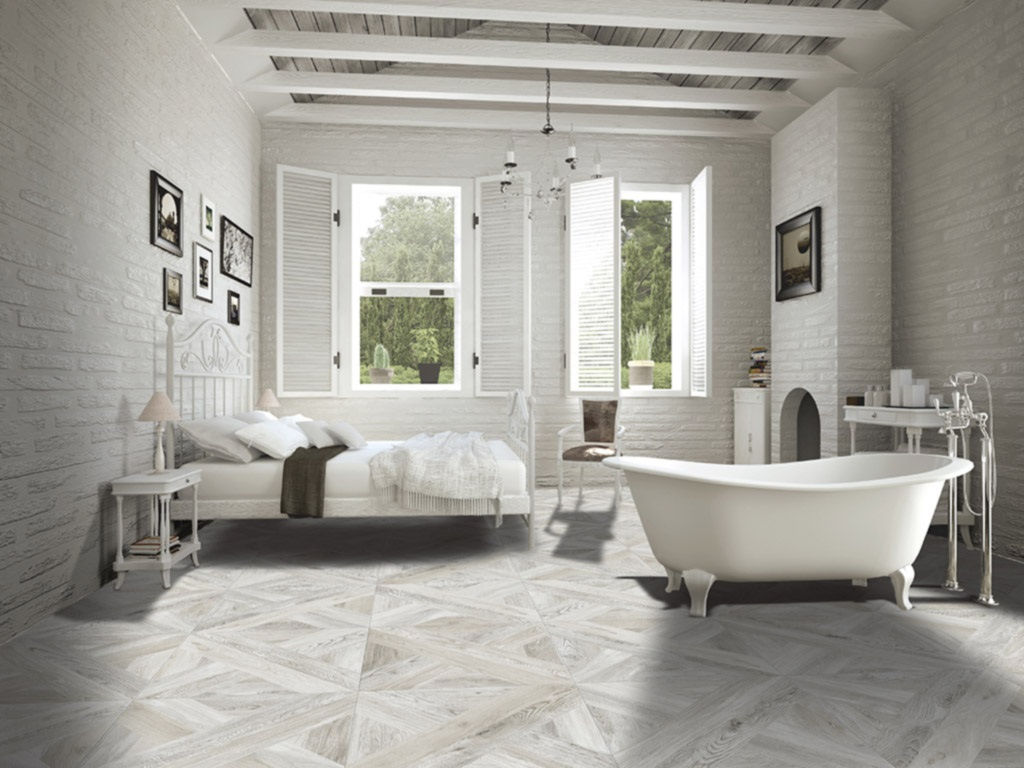 Intarsio Bianco Parquetry Floor and Wall Tilers Shellharbour | South Coast Tiles, Oak Flats