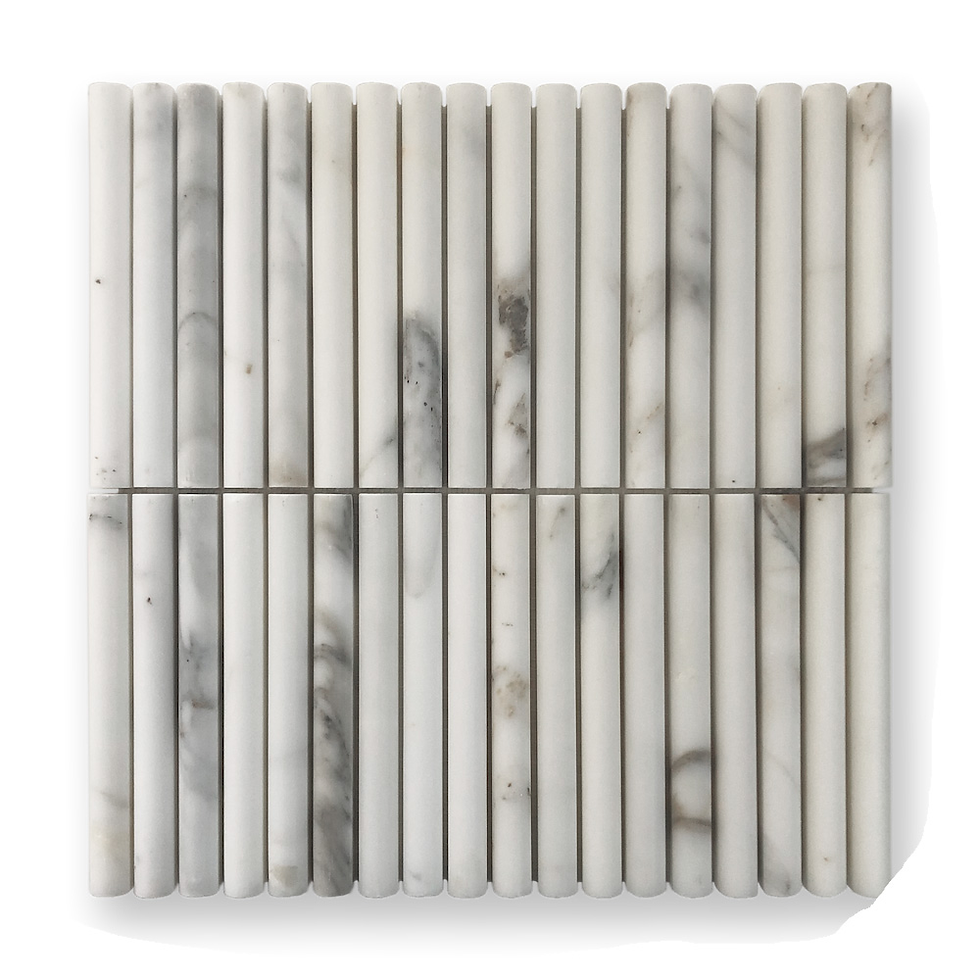 Thumbnail: Vulcano Tiles Mini Flute Mosaic Shellharbour | South Coast Tiles, Oak Flats