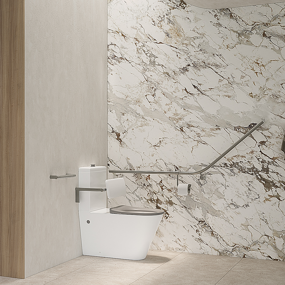 Thumbnail: ABI Interiors Aliro Ambulant Wall Hung Toilet | Bathroom Renovations Bulli