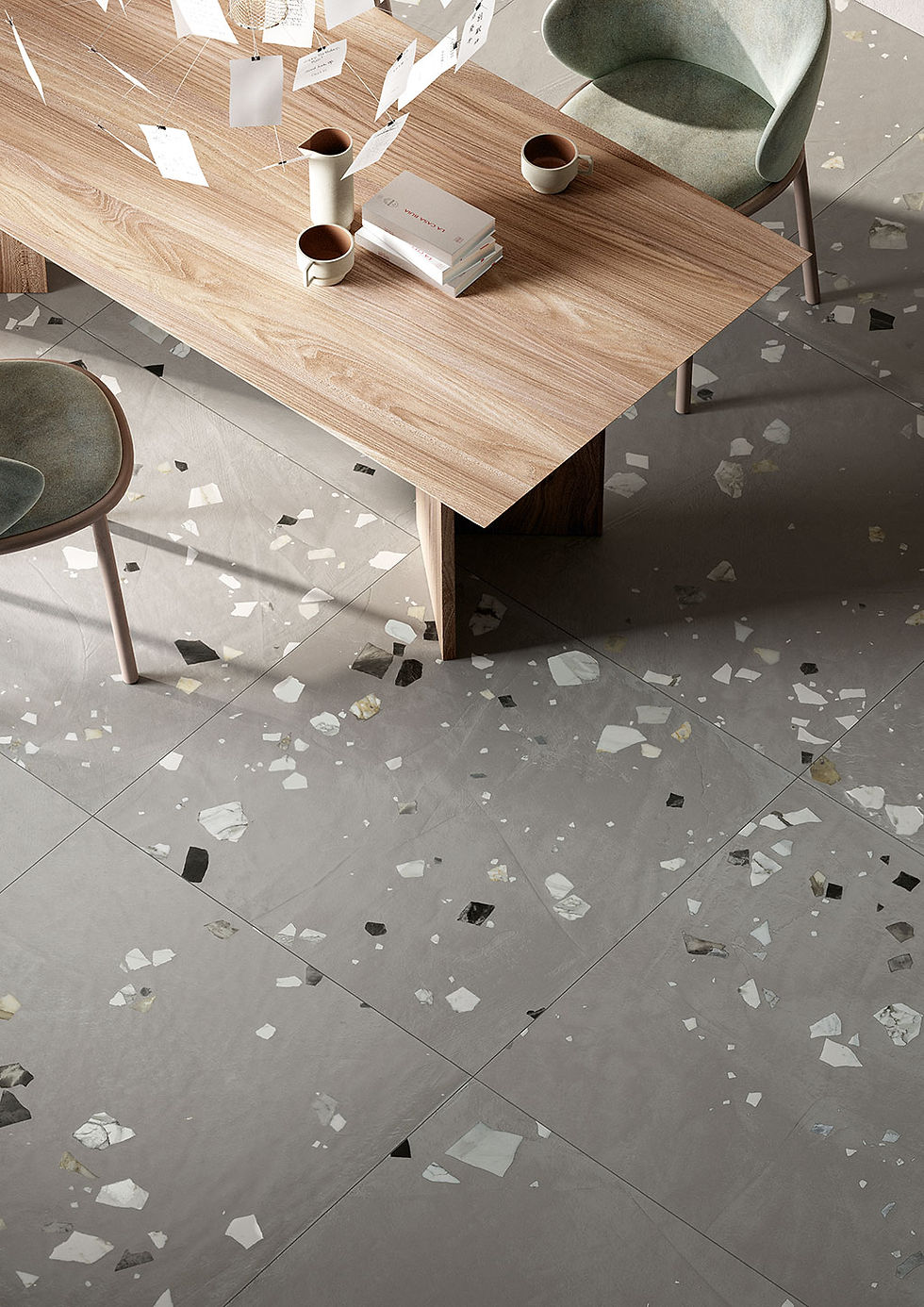 Thumbnail: Schegge Cenere Floor and Wall Tilers Corrimal | South Coast Tiles, Oak Flats, Shellharbour