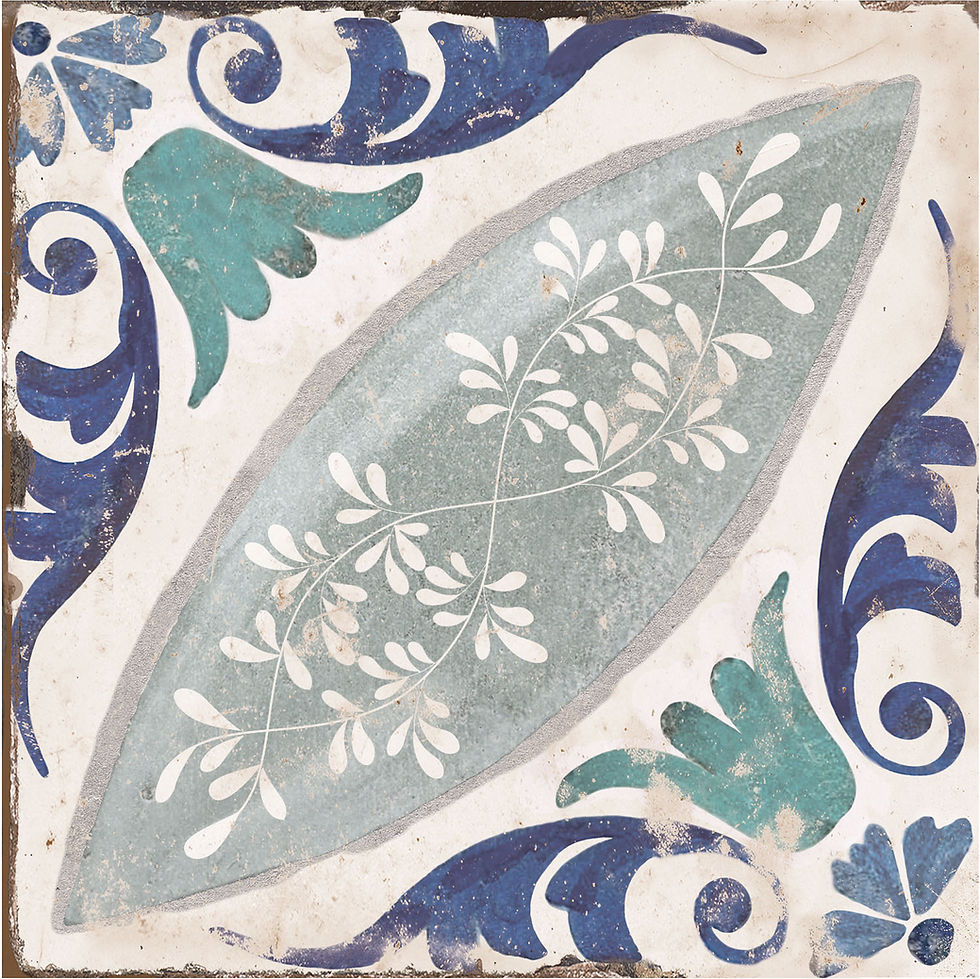 Thumbnail: Magnolia Valeria Tile | Encaustic Patterned Tiles Albion Park Rail