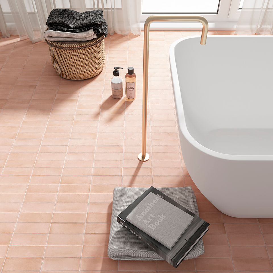 Thumbnail: Coco Orchard Pink Bathroom Tilers Thirroul | South Coast Tiles, Shellharbour