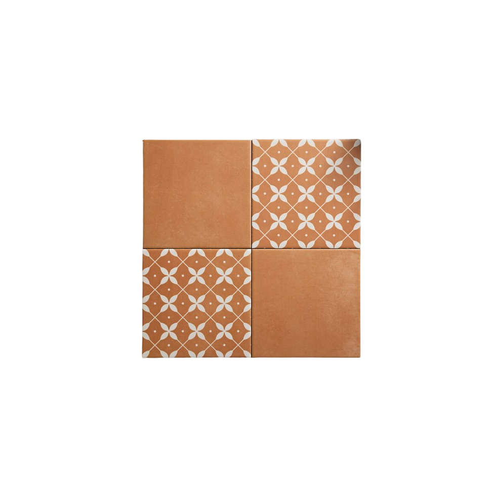 Thumbnail: Artcraft Cotto Leaf Tile | Patterned Tiles Unanderra