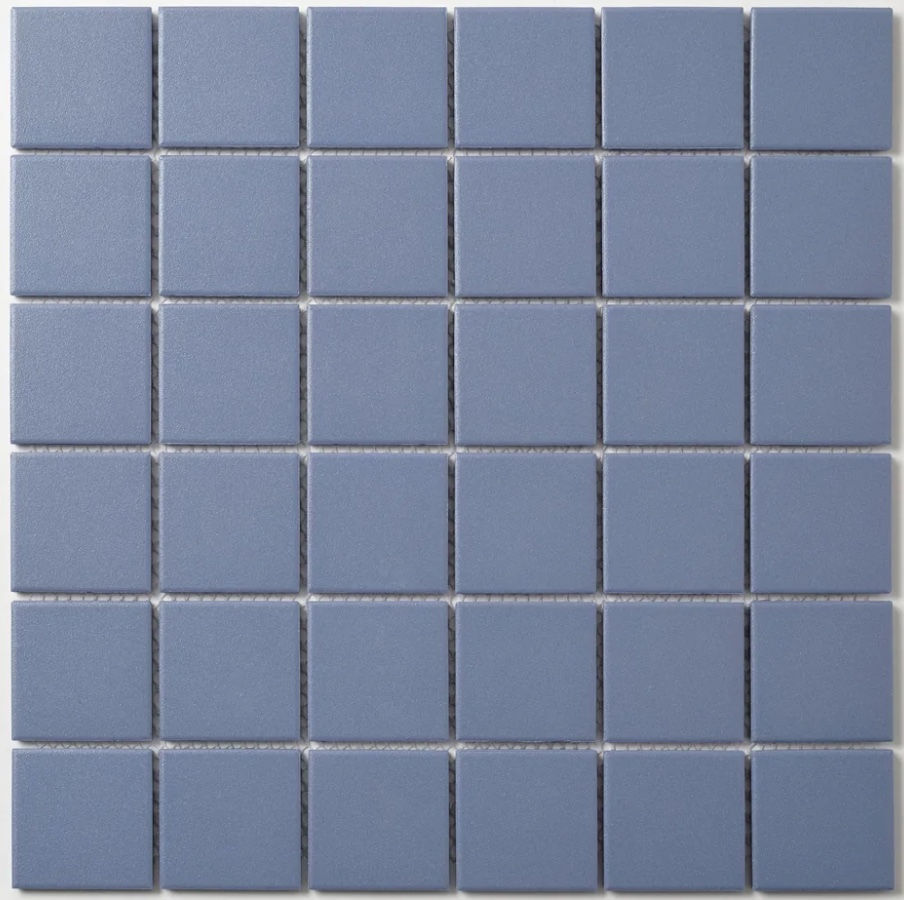 Thumbnail: Cornflour Blue Square Floor and Wall Mosaic | Mosaic Tiles Albion Park Rail