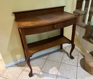 Solid Oak Side Table