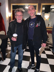 In the Green Room with Franki Vallie after working a show with him in Beverly Hills, CA