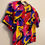 Thumbnail: Abstract Colorburst Vintage Blouse