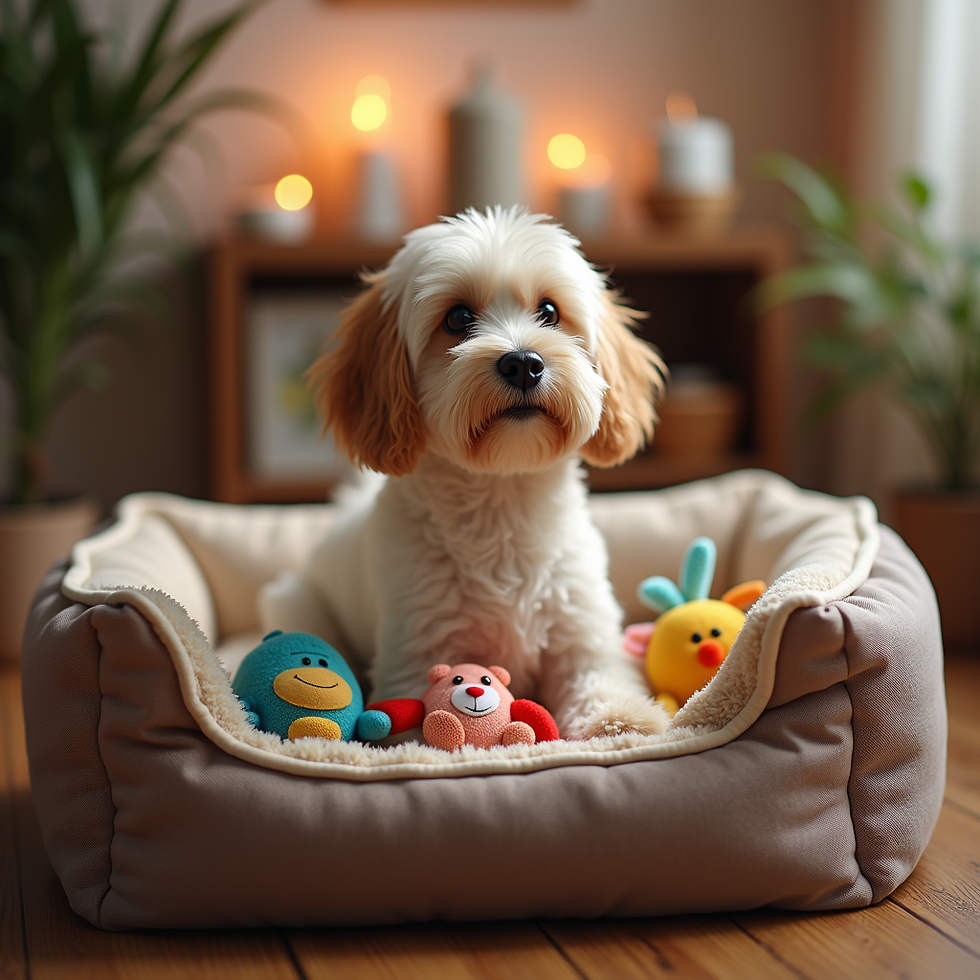 Thumbnail: Happy Tails, Pet Calming,  Soy Wax, 7oz Jar with Gift Box