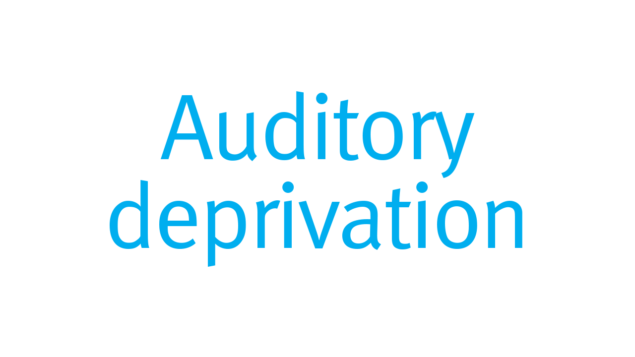 A illustration of what hearing loss may look like.