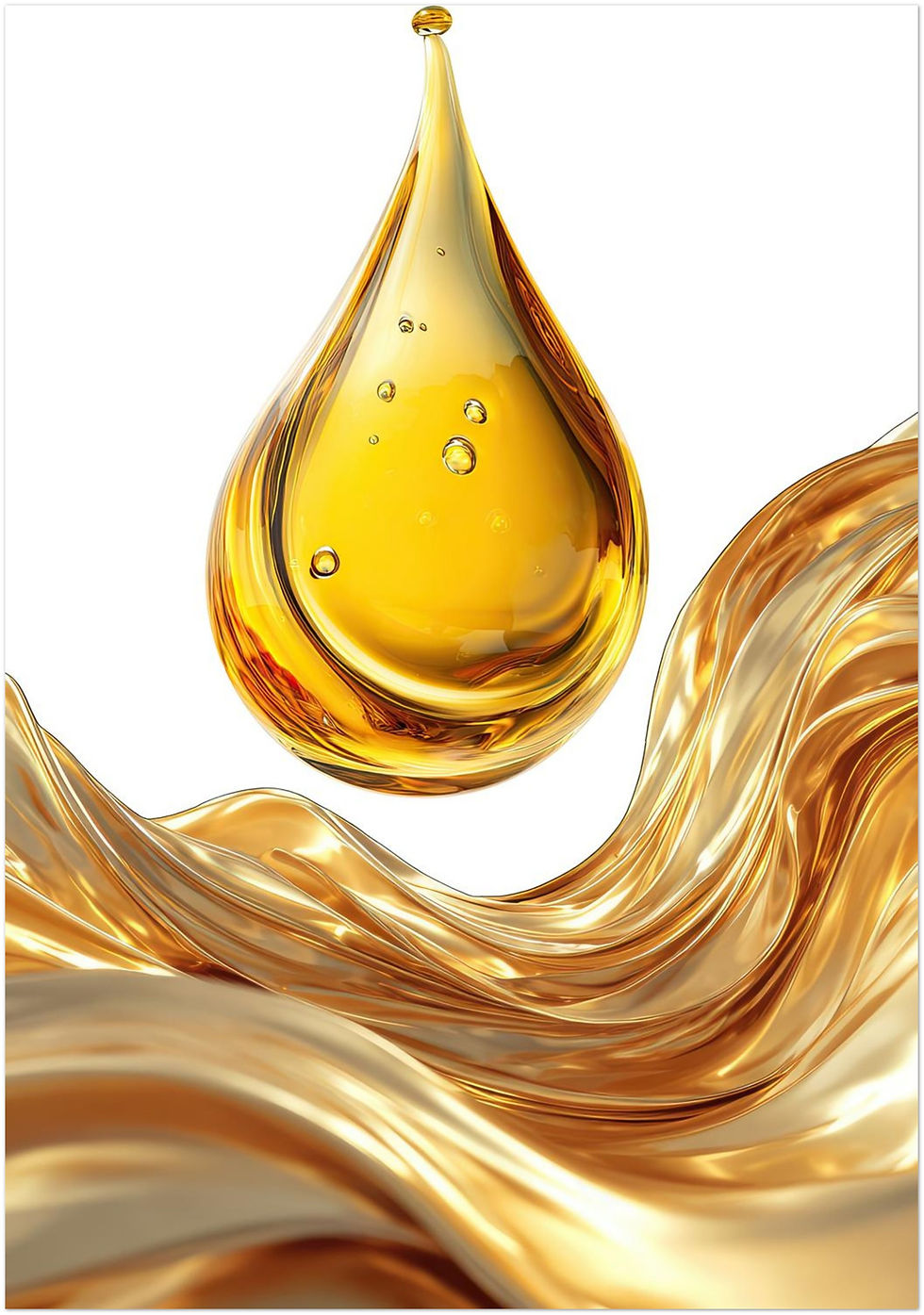 Thumbnail: Golden Essence | Luxury Gold Abstract Wall Art Print