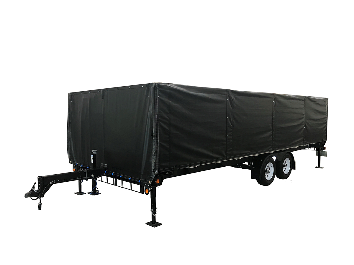 Mobile stage trailer