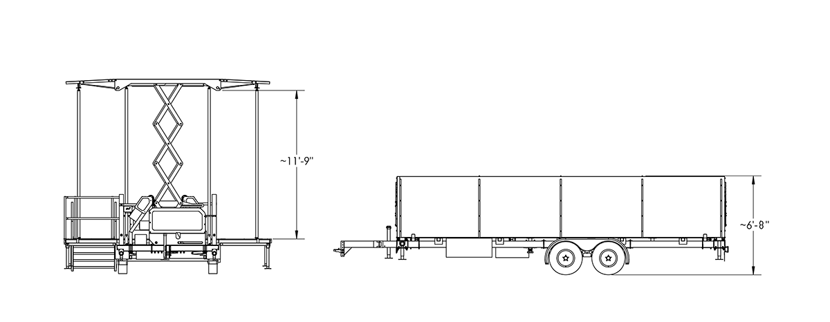 Asta LP2016 Model - Small Mobile Stage