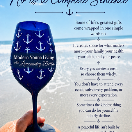 NO Is A Complete Sentence!