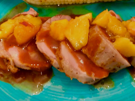 Peachy Keen Pork Tenderloin