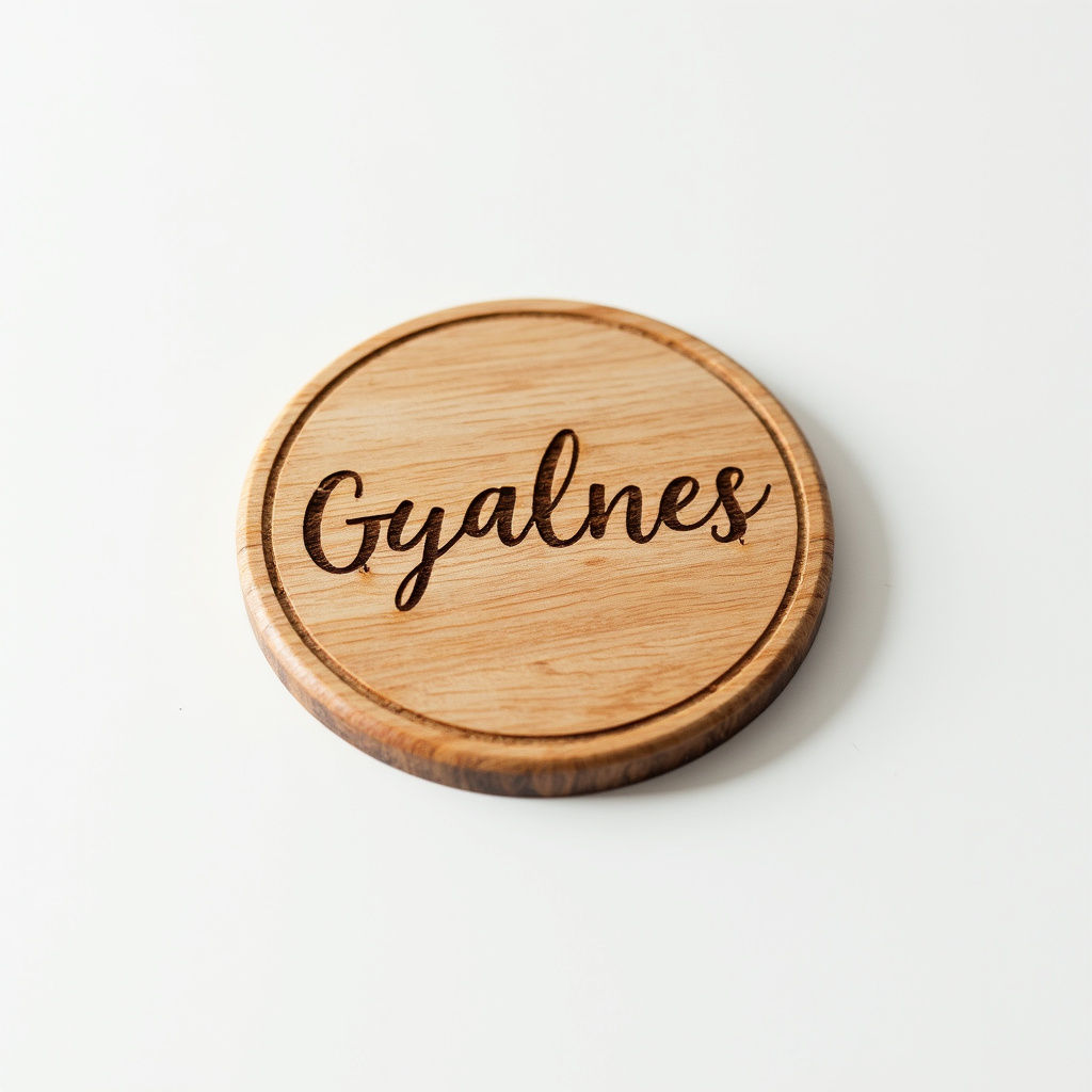 Personalized Wood Coaster