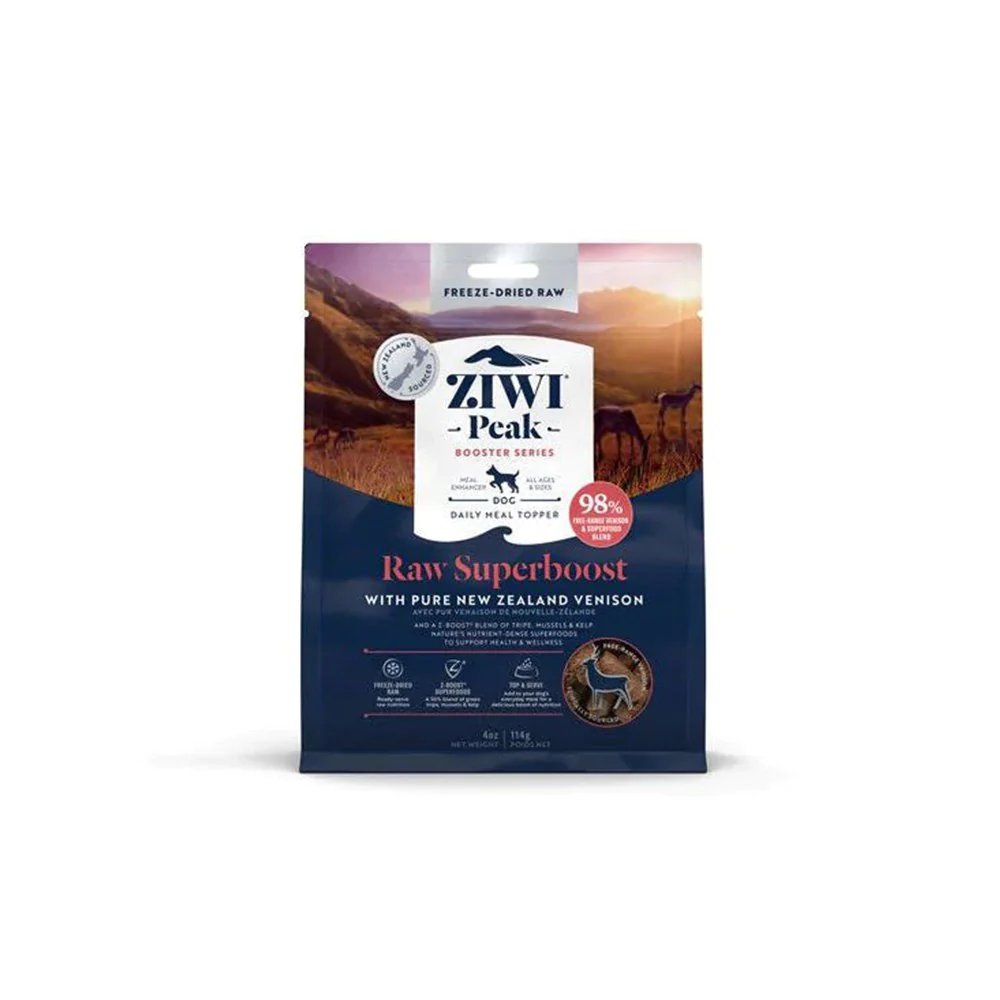 ZiwiPeak Freeze Dried Superboost Dog Venison