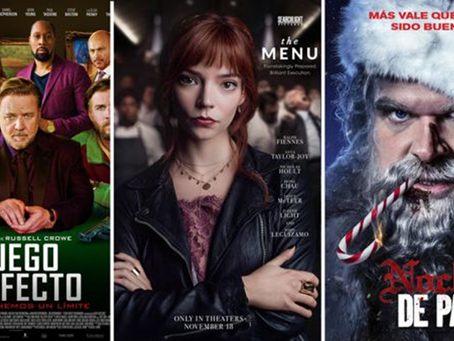 Cartelera: estrenos llegan a los cines desde el 1 de diciembre