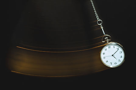 Pocket watch swinging