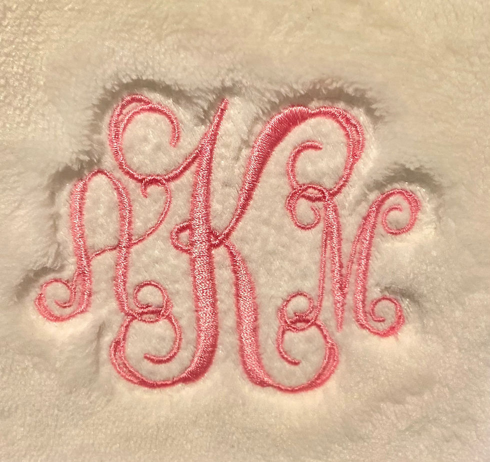 Thumbnail: Monogrammed Terry Cloth Spa Set